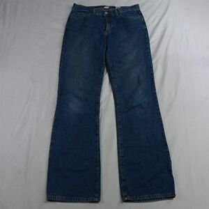 Vtg 90s Lucky Brand 32 / 14 Long‎ Peanut Pant Low Rise Flare Denim Womens Jeans